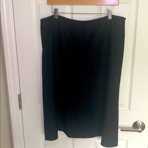 Alex Marie black linen blend skirt size 16